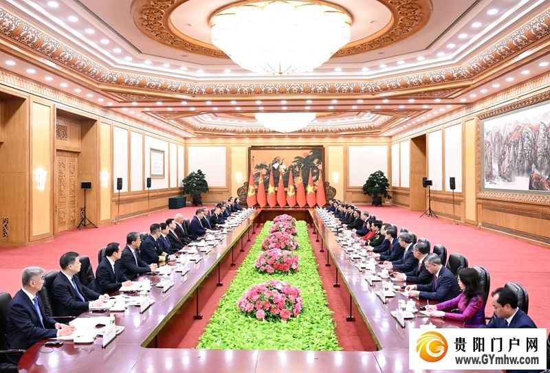 习近平同越共中央总书记、国家主席苏林举行会谈(图2) 习近平同越共中央总书记、国家主席苏林举行会谈(图2)