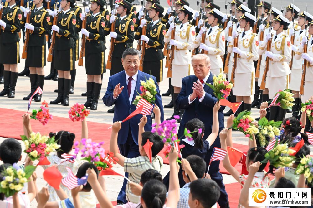 习近平为美国总统特朗普举行欢迎仪式(图9)