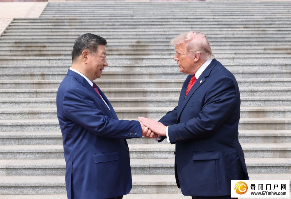 习近平为美国总统特朗普举行欢迎仪式(图1)