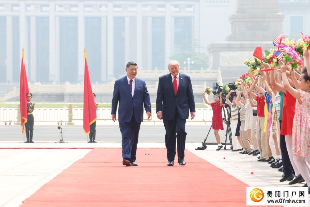 习近平为美国总统特朗普举行欢迎仪式(图7)